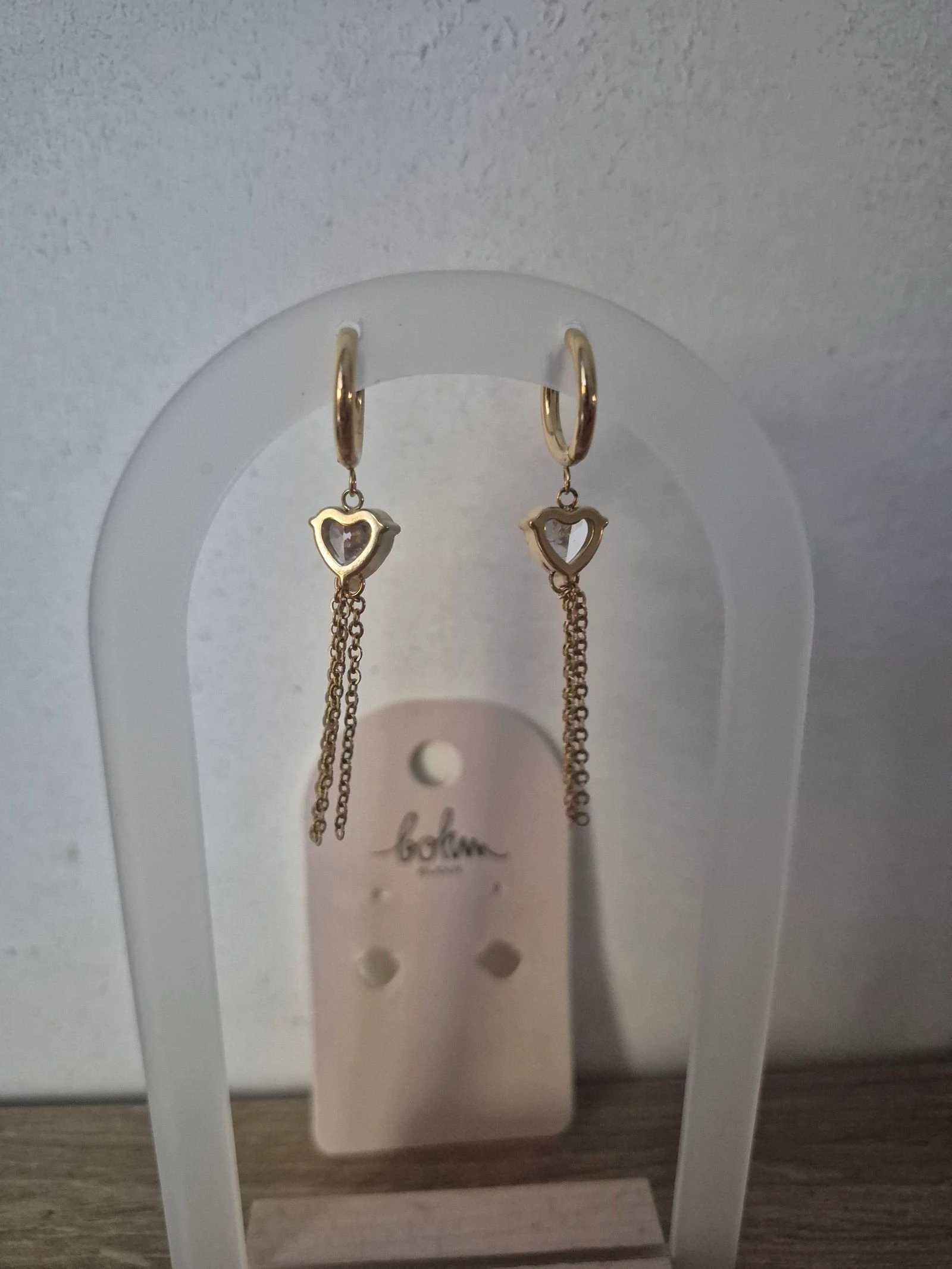 Pendientes Bohm – Nuevos – Acero inoxidable – photo 4